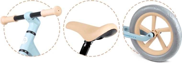 Wächst mit dem Kind: Sattel 35–41 cm