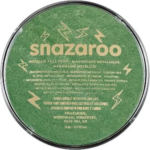 Snazaroo metallische Gesichtsfarbe Elektrogrün 18 ml