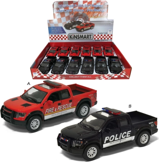 Metallmodellauto Ford F-150 SVT Raptor SuperCrew (2013) – Rettungskräfte