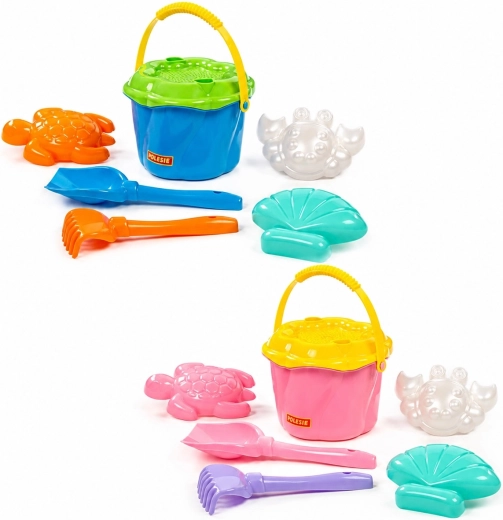 Kinder-Sandspielset mit Eimer und Sieb – 1 Stück