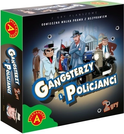 Gangster und Polizisten – spannendes familiäres Brettspiel ALEXANDER