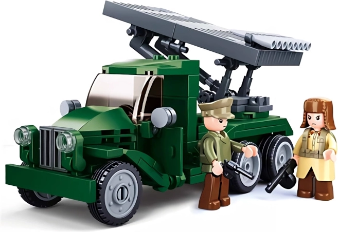 Sluban Russischer Raketenwerfer Katjuscha – Bausatz Schlacht um Budapest