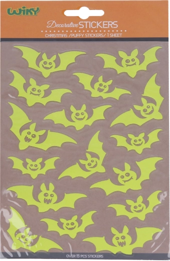 Leuchtende Wandsticker für die Dunkelheit Fledermäuse Halloween 25 × 14,4 cm