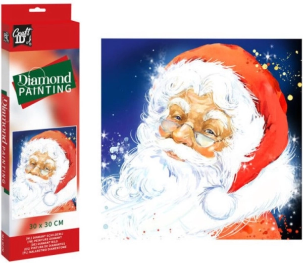 Diamantmalerei Santa 30x30 cm
