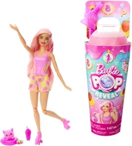 Barbie Pop Reveal Fruchtgetränk – rosa Blondine