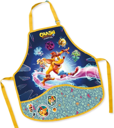 Kinder-Arbeitsschürze Crash Bandicoot 50 × 55 cm