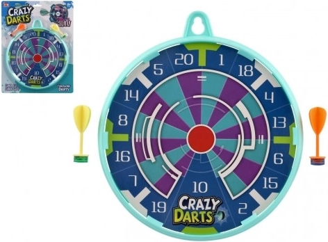 Kinder-Dartscheibe mit Saugnapfpfeilen 23 cm