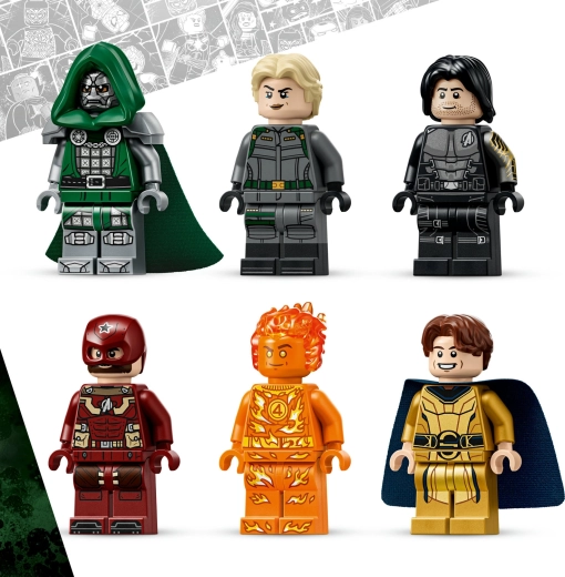 Sechs Marvel-Minifiguren
