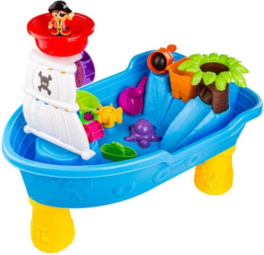 Piratenschiff voller Spielelemente