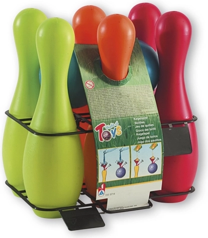 Androni Bowling-Set befüllbar mit Wasser oder Sand, 27 cm