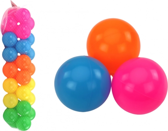 Set bunter Kugeln Kunststoff-Bällebad-Kugeln 7 cm 30 Stk.