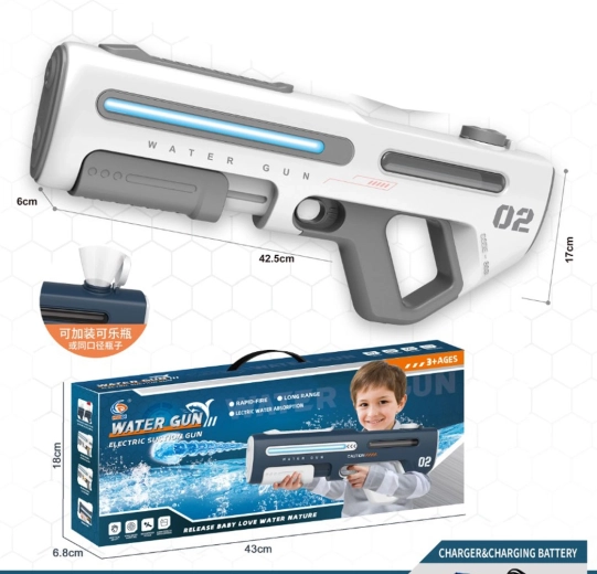Elektrische Wasserpistole Weiß