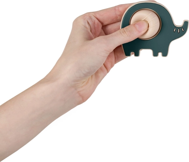 Elastischer Druckknopf für die Feinmotorik