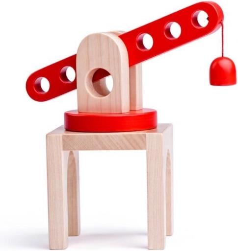 Eisenbahnkran mit Magnet