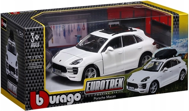 BBU Eurotrek Porsche Macan Touring 1:24 weiß