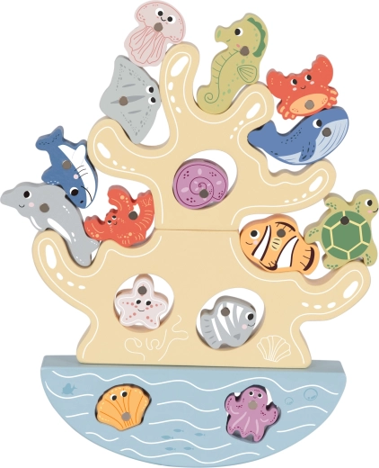 Balancierendes Korallenriff für Stabilitätstraining