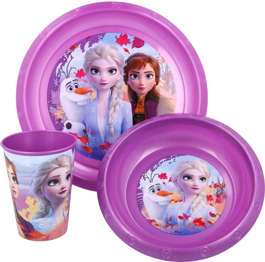 Disney Frozen 2 Kinder-Geschirrset 3-tlg. – 1 Stück