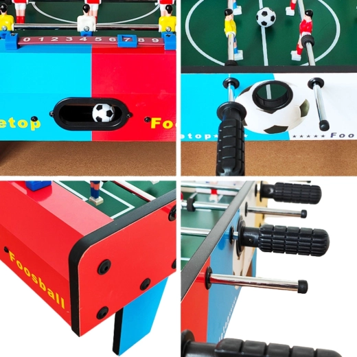 Realistisches Spielfeld und Torzähler