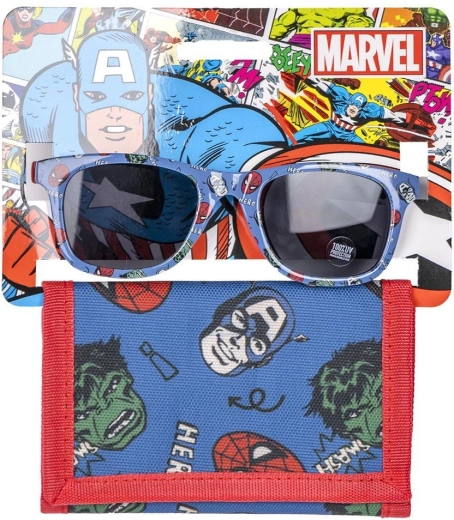 Set aus Kinderbrille und Geldbörse Avengers - 1 Stück