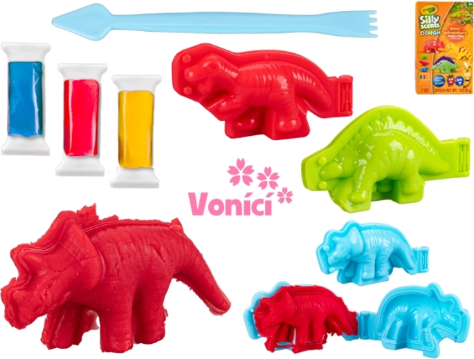 Crayola duftende Knetmasse mit Dinosauriern, Set für Kinder