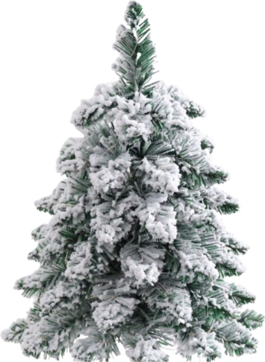 Realistisch verschneite Zweige