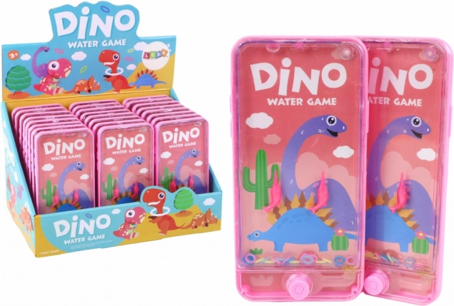 Wasserspiel Geschicklichkeitskonsole Telefon Dino Rosa