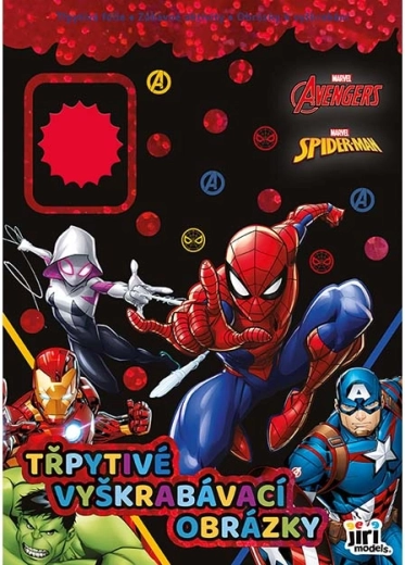 Glitzernde Marvel-Kratzbilder