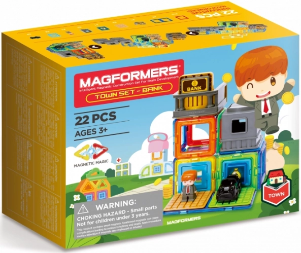 Magformers Stadtsparkasse Konstruktionsspielzeug 22 Teile