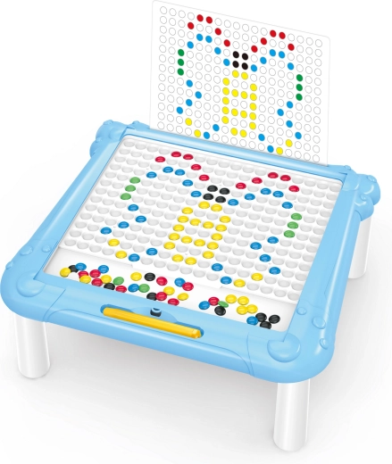 Magnettafel mit Labyrinth, blau, 34 cm