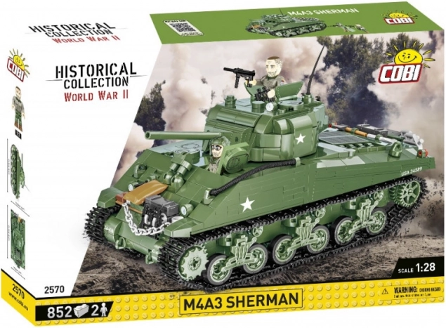 Bausteine Historische Sammlung Zweiter Weltkrieg M4A3 838 Stücke