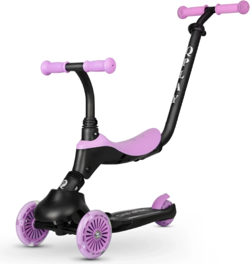 2-in-1: Laufrad mit Sitz und klassischer Kinderroller
