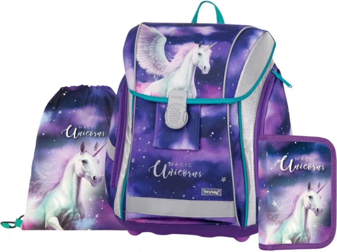 Schulset Oxybag Premium Light Pegas - 3-teilig