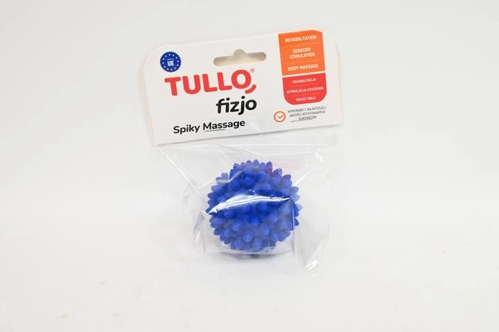 Fizjo Rehabilitations-Massageball mit Noppen 5,4 cm blau