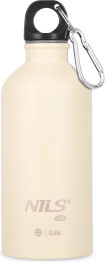 Edelstahl-Tourenflasche NILS Camp 0,55 l beige