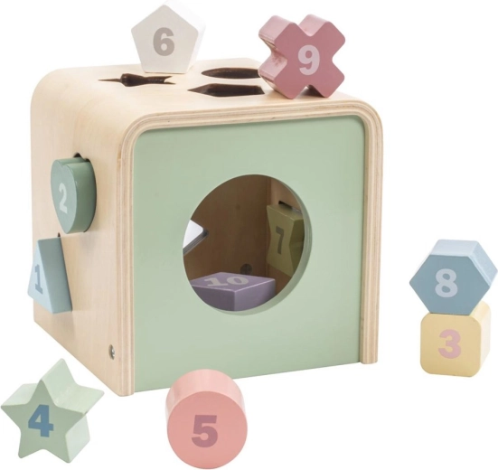Montessori-Steckwürfel mit Formen Baby Mix