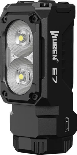 Wuben E7 Stirn- und Taschenlampe 5000K, 1800 lm, schwarz