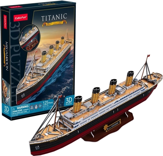 CubicFun 3D-Puzzle Titanic, 125 Teile