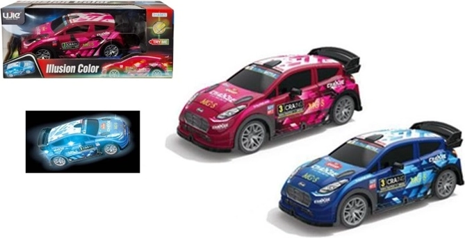 Sportliches RC-Auto mit LED-Unterbodenbeleuchtung