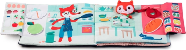 Textile didaktische Gutenacht-Buch Fuchs Alice