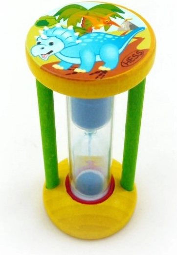 Sanduhr zur Messung der Zahnputzzeit Dinosaurier