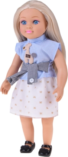 Lange blonde Haare zum Kämmen und Frisieren