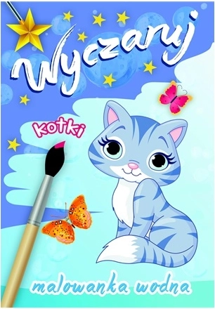 Zaubere Kätzchen – Wasser-Malbuch