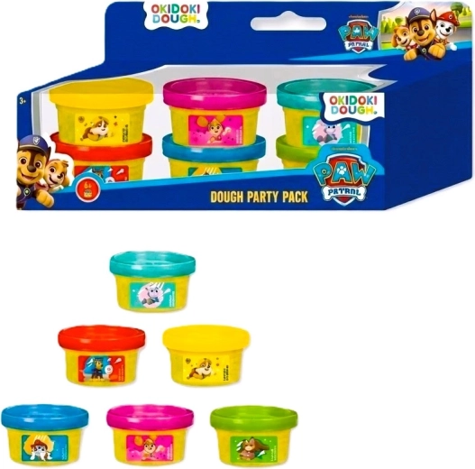 Knetplastilin Paw Patrol, 6-Farben-Set