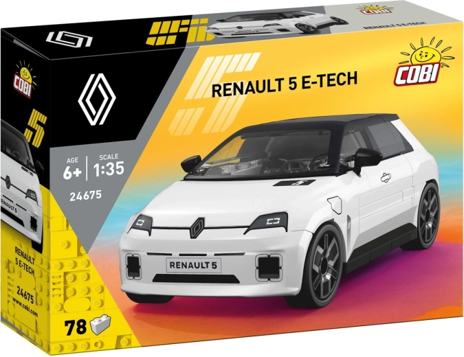 Cobi Renault 5 E-Tech Electric 1:35 (78 Teile) – 1 Stück