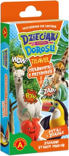 Kinder gegen Erwachsene – Naturfakten Travel Reisespiel