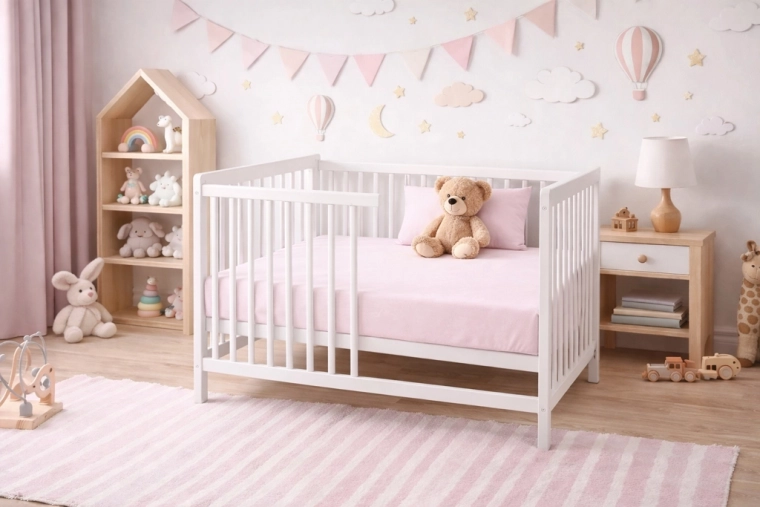 Ideal für Babybett 60 × 120 cm