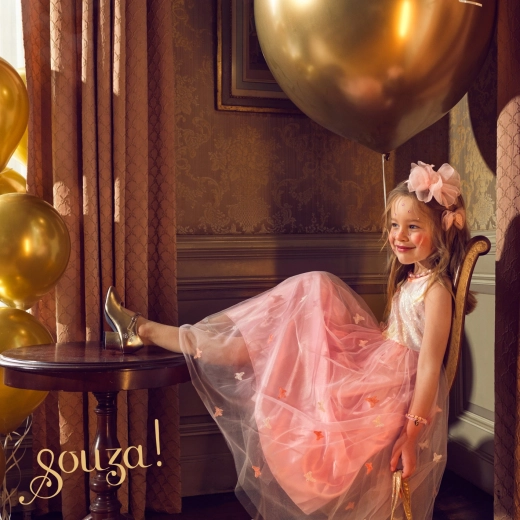 Souza Kinderkostüm Prinzessin Elise 3–4 Jahre (98–104 cm)