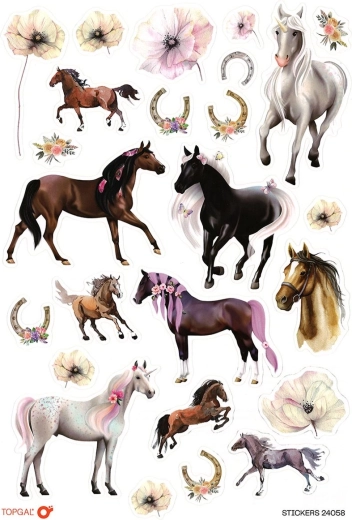 Topgal Horses Aufkleber
