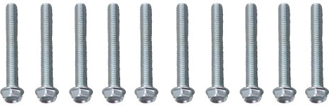 JAMARA Zylinderkopfschrauben mit Innensechskant M4 × 30 mm – 10 Stück