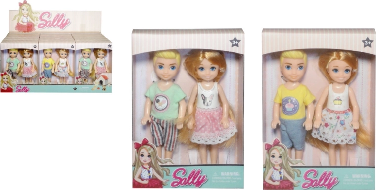 Set niedlicher Puppen